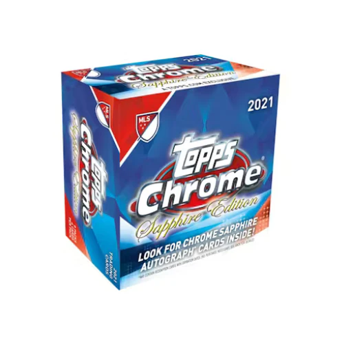 2021 Topps Chrome MLS Major League Soccer Sapphire Edition Hobby