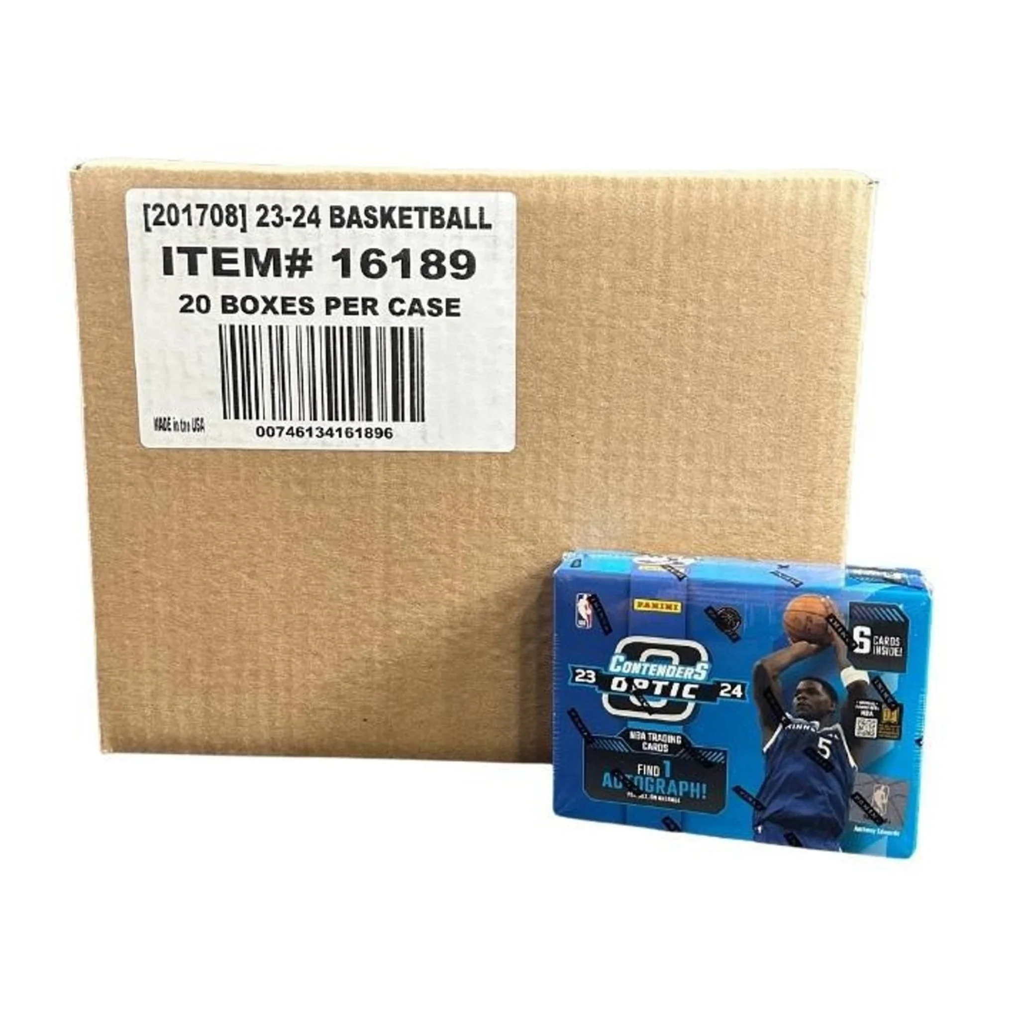 2023-24 Panini Contenders Optic Basketball Hobby 20-Box Case