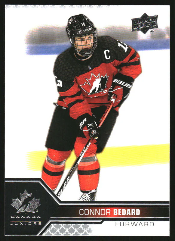 2022-23 Upper Deck Team Canada Juniors #23 Connor Bedard U18