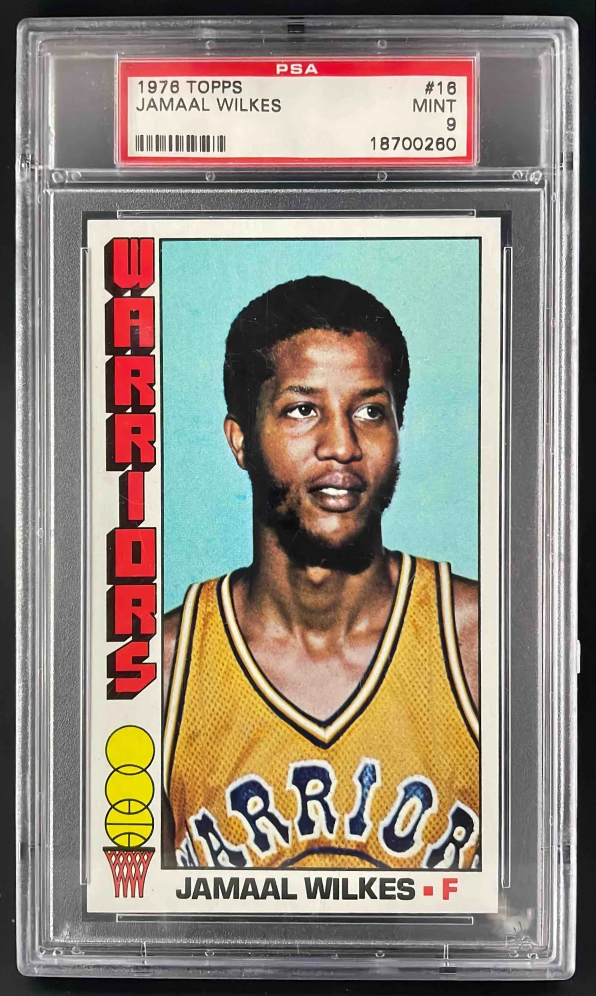 1976-77 Topps #16 Jamaal Wilkes PSA 9