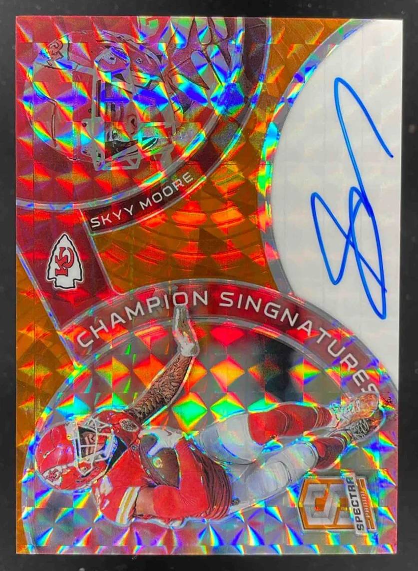 2023 Spectra Champion Neon Orange #CS-SME Skyy Moore Auto /10