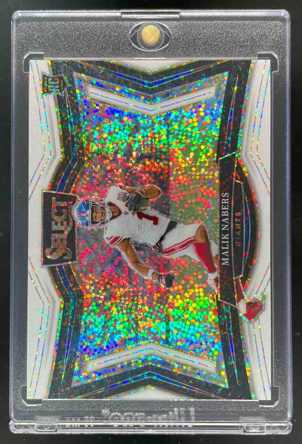 2024 Panini Select Field White Sparkle #473 Malik Nabers RC