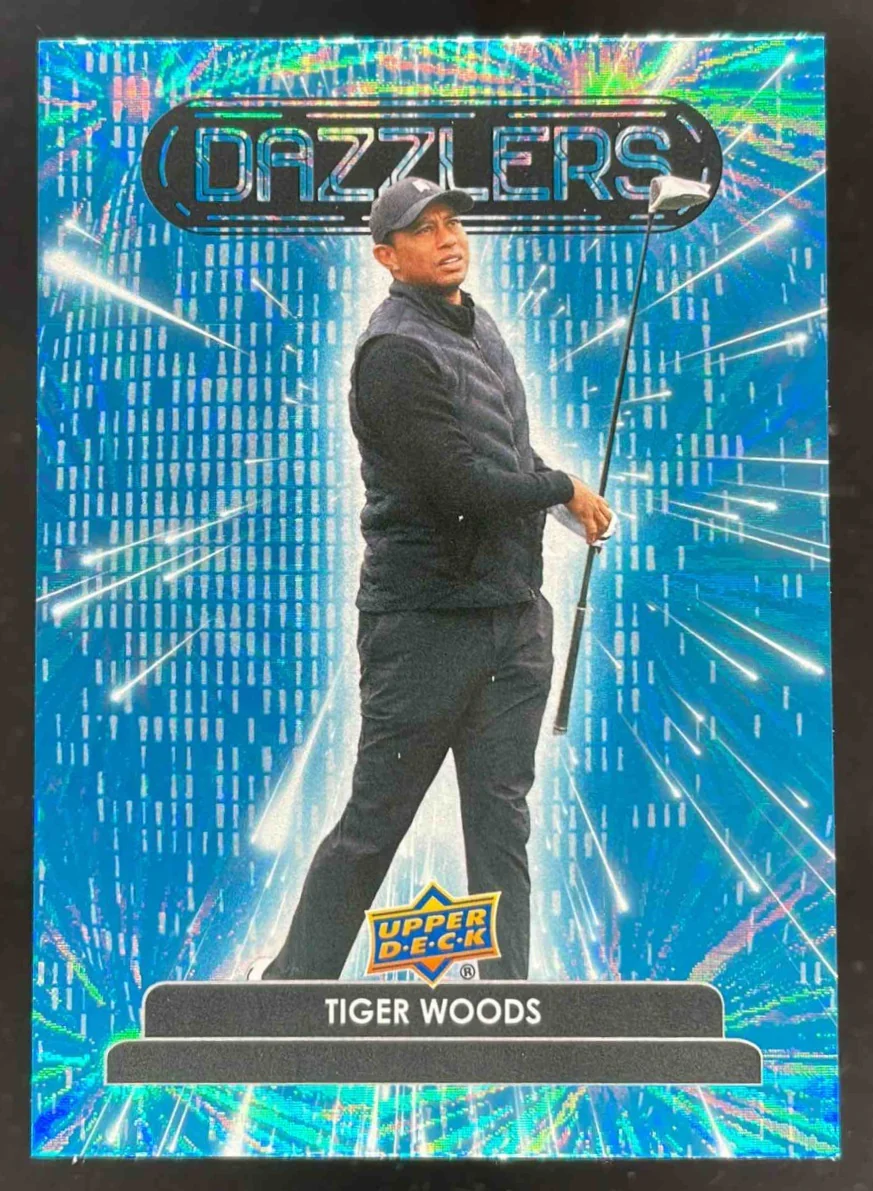 2024 Upper Deck Dazzlers Blue #DZ-34 Tiger Woods