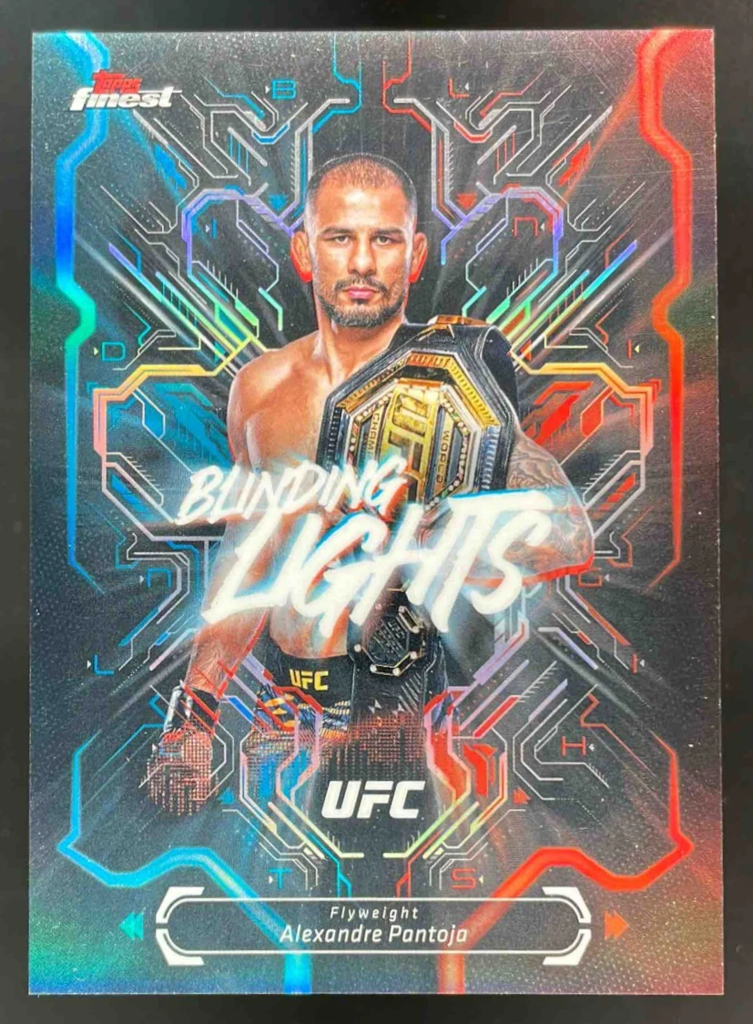 2025 Topps UFC Finest Blinding Lights #BL-8 Alexandre Pantoja
