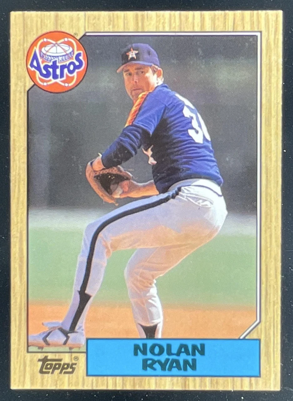 1987 Topps Tiffany #757 Nolan Ryan