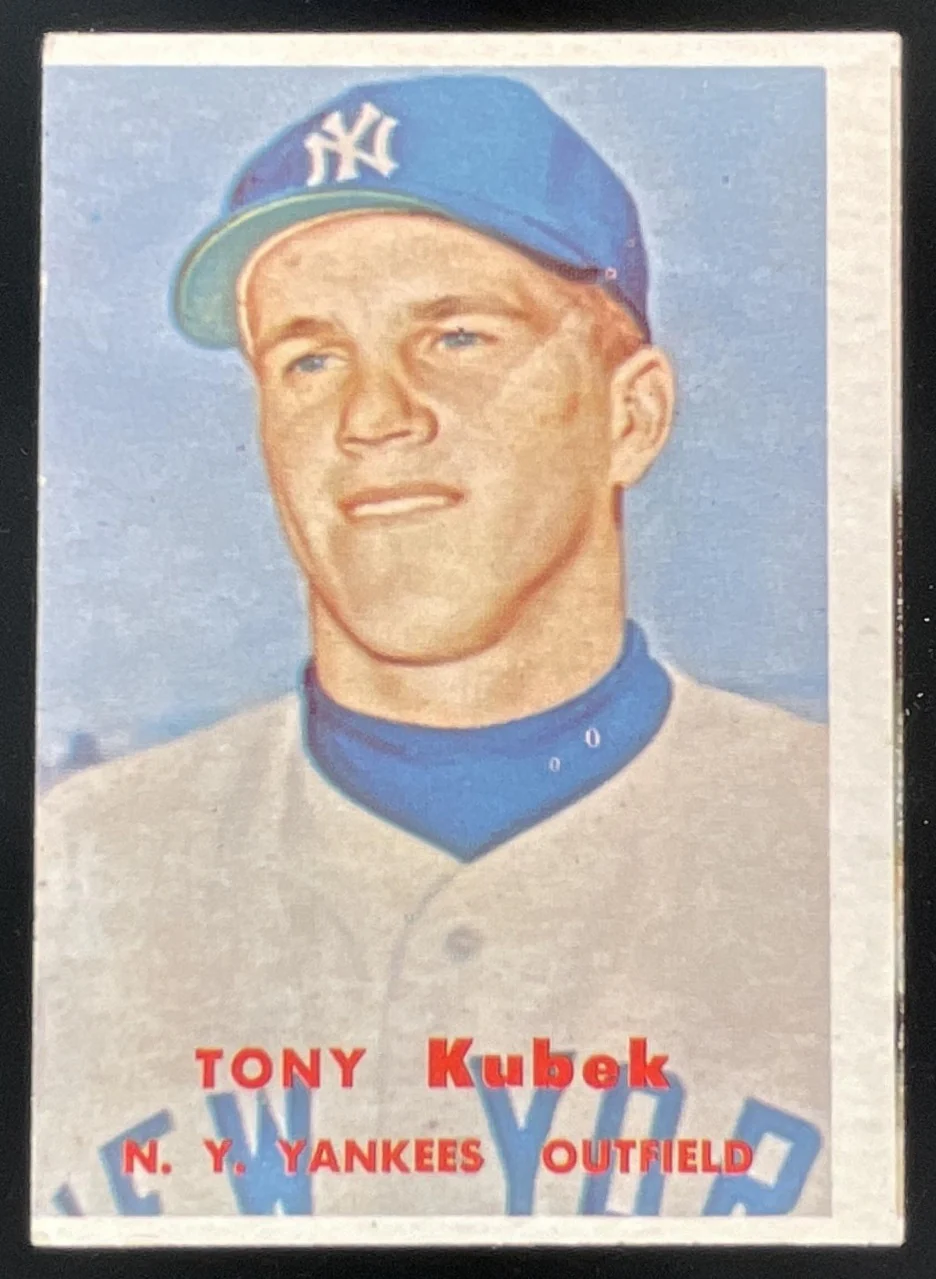 1957 Topps #312 Tony Kubek RC