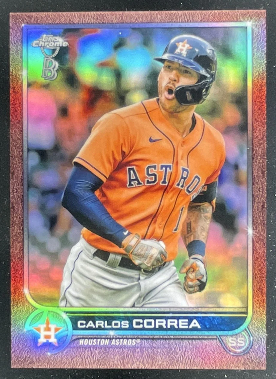 2022 Topps Chrome Ben Baller Edition Rose Gold #213 Carlos Correa /10
