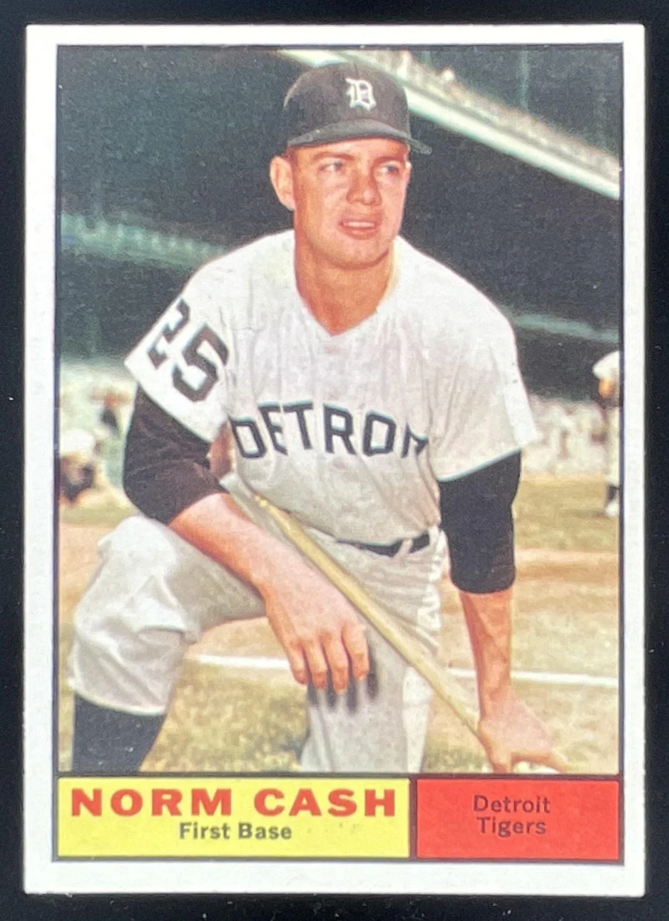 1961 Topps #95 Norm Cash