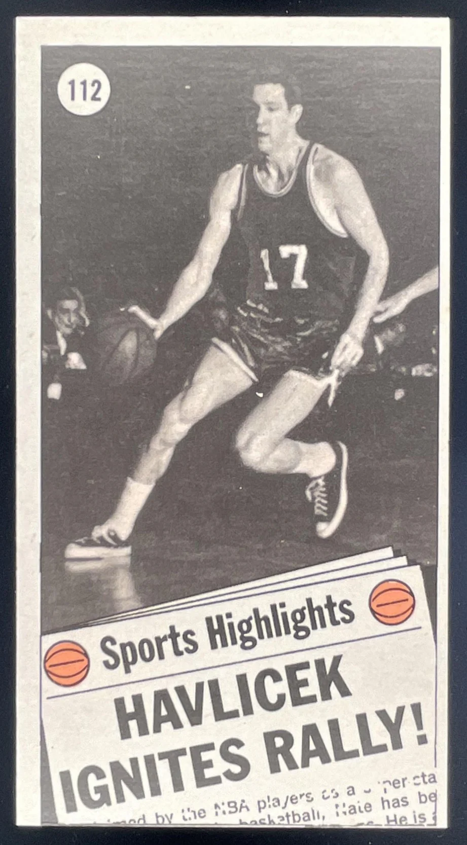 1970-71 Topps #112 John Havlicek All-Star - Image 2