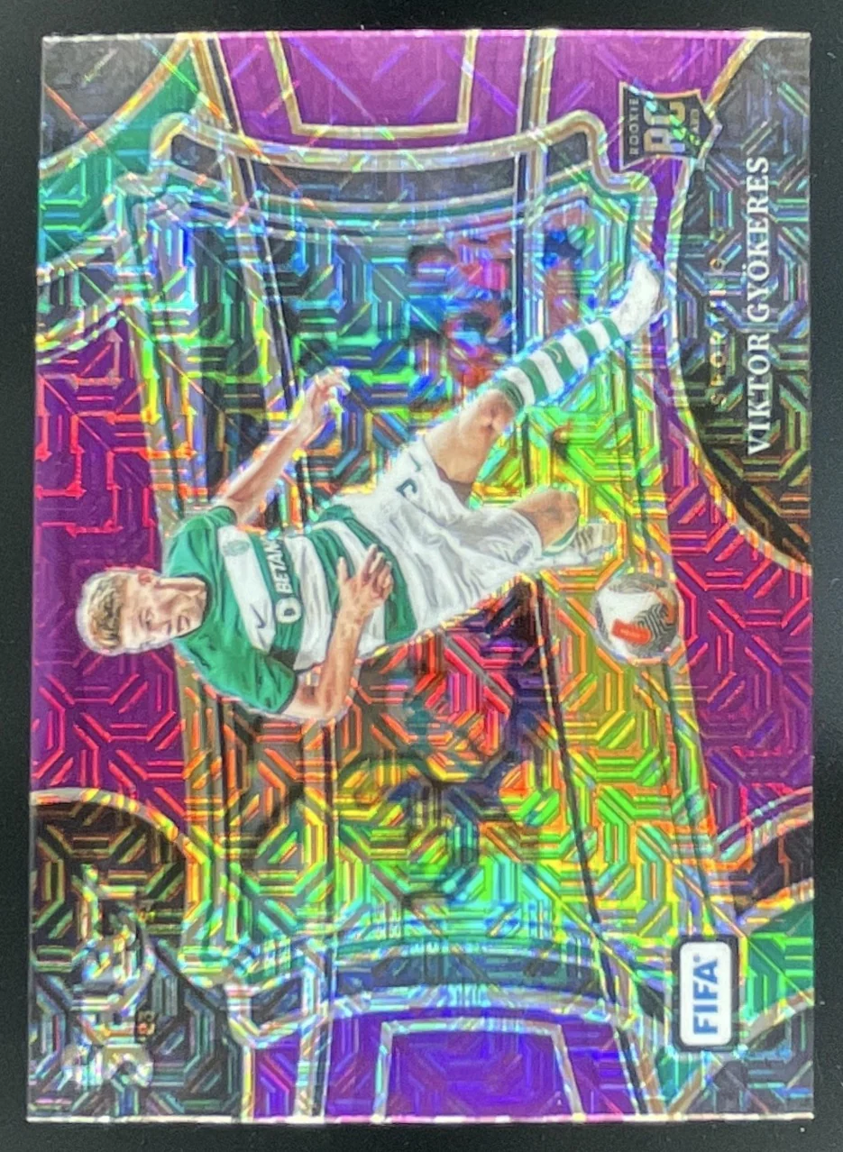 2023-24 Panini Select FIFA Purple Mojo Prizm #225 Viktor Gyokeres