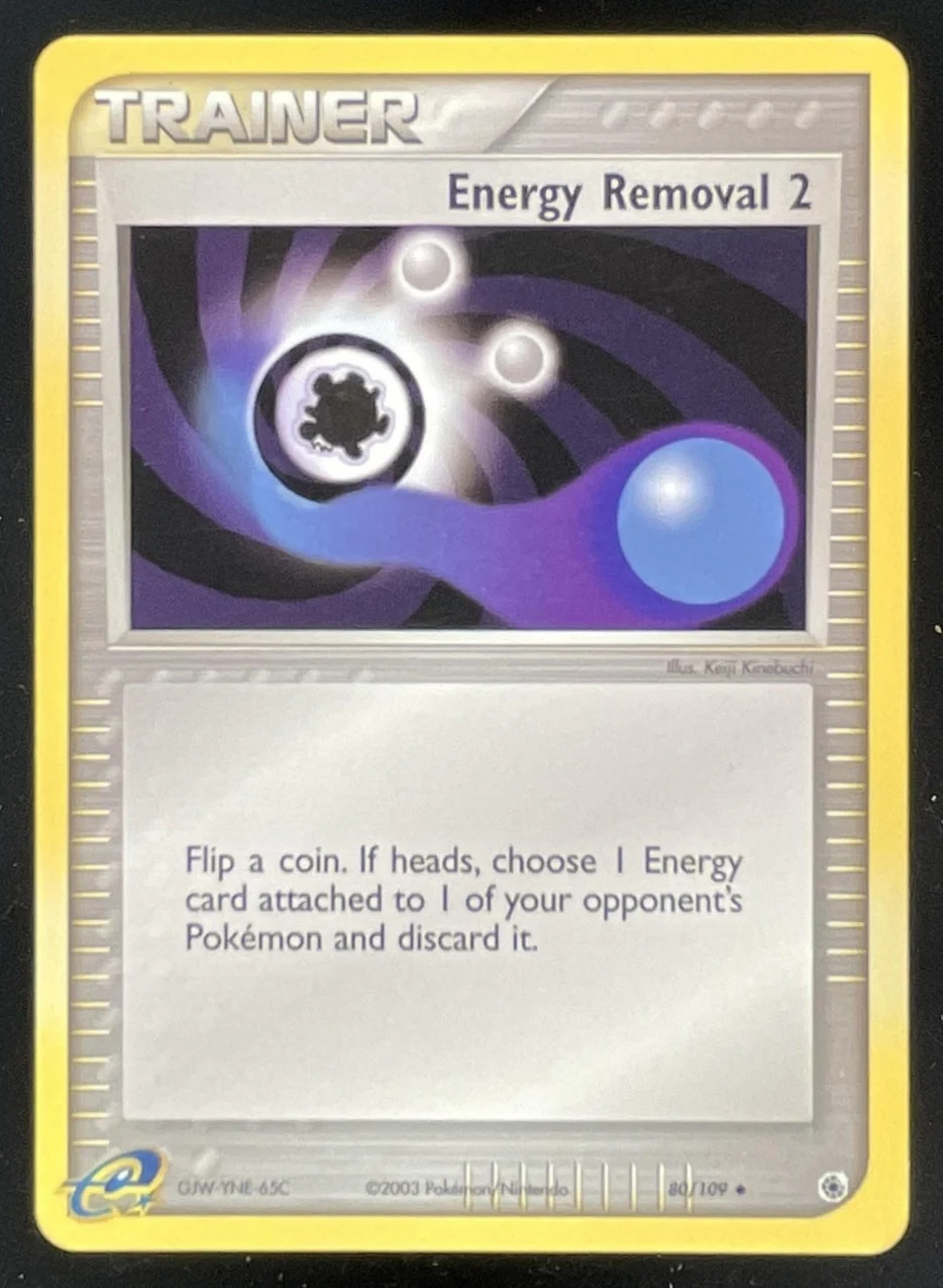 2003 Pokemon EX Ruby & Sapphire #80/109 Energy Removal 2