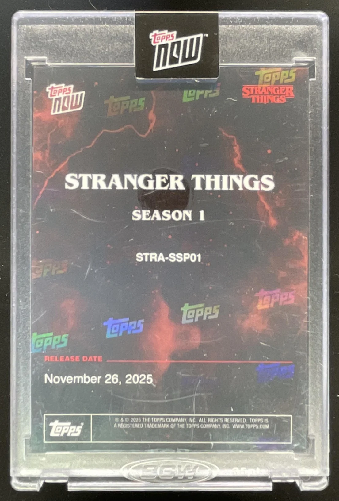 2025 Topps Now Season 1 #STRA-SSP01 Stranger Things SP - Image 2