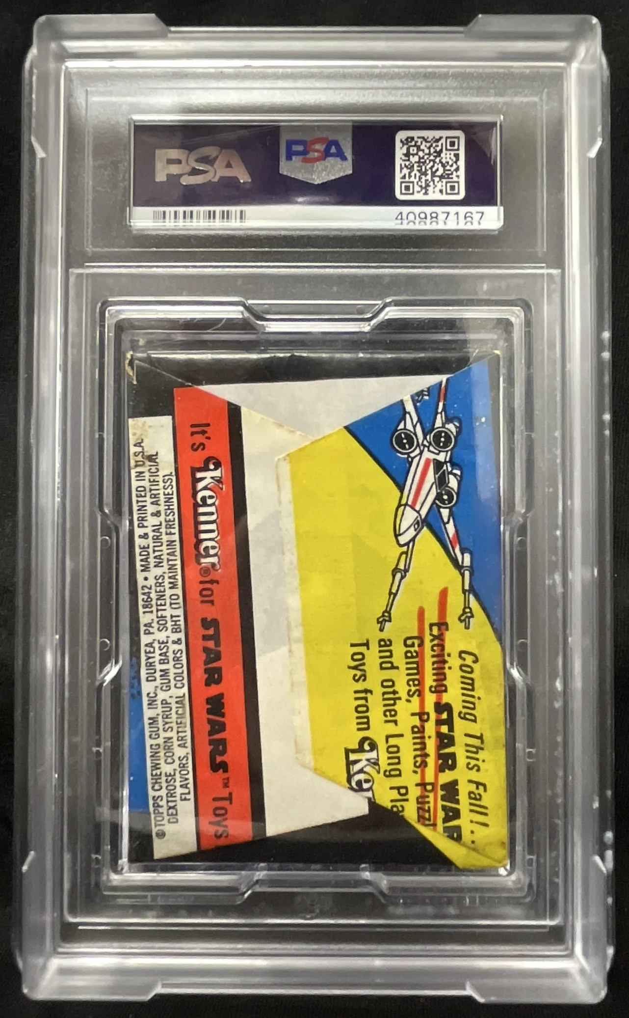 1977 Topps 1st Series Wax Pack Star Wars PSA 7 - Image 2