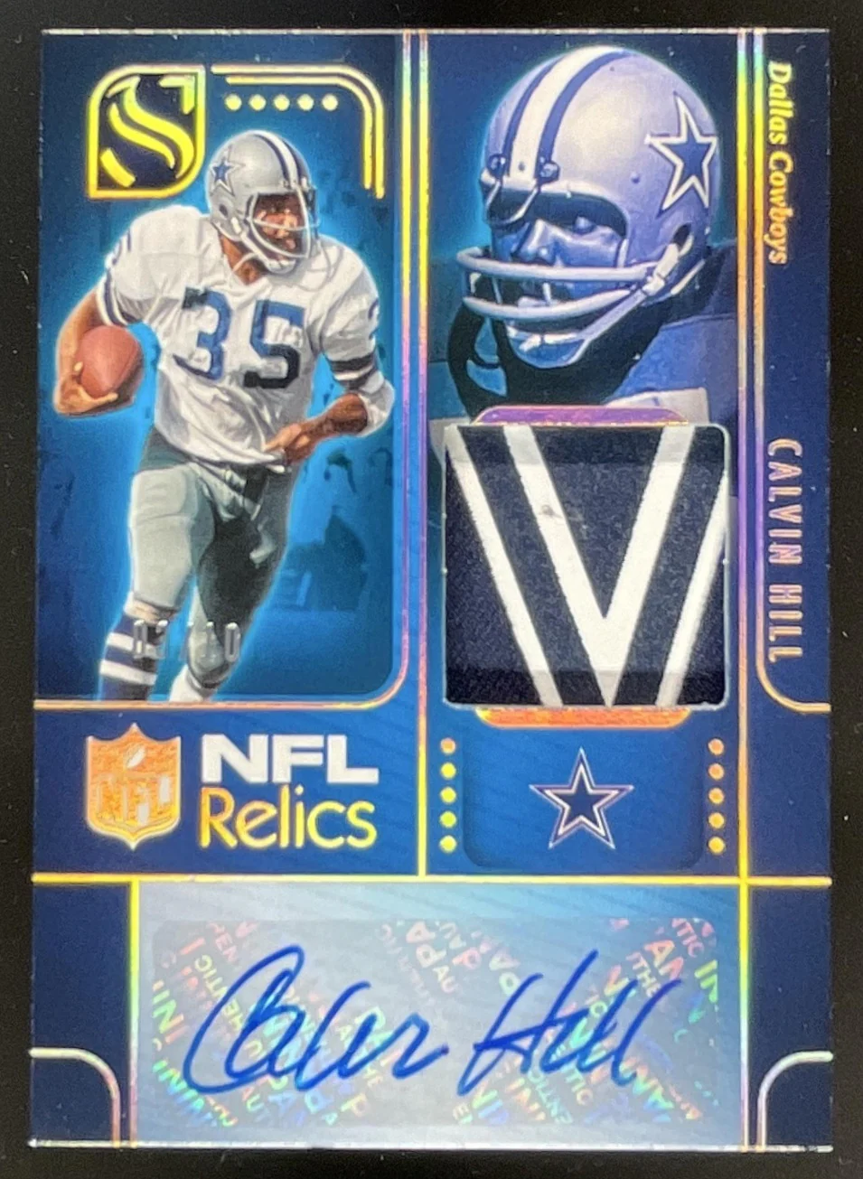 2025 Silhouette NFL Relic Holo Gold #10 Calvin Hill Auto /10