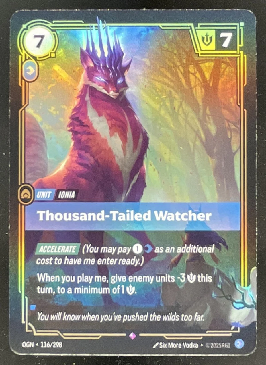 2025 Riftbound Origins Main Set #OGN-116 Thousand-Tailed Watcher