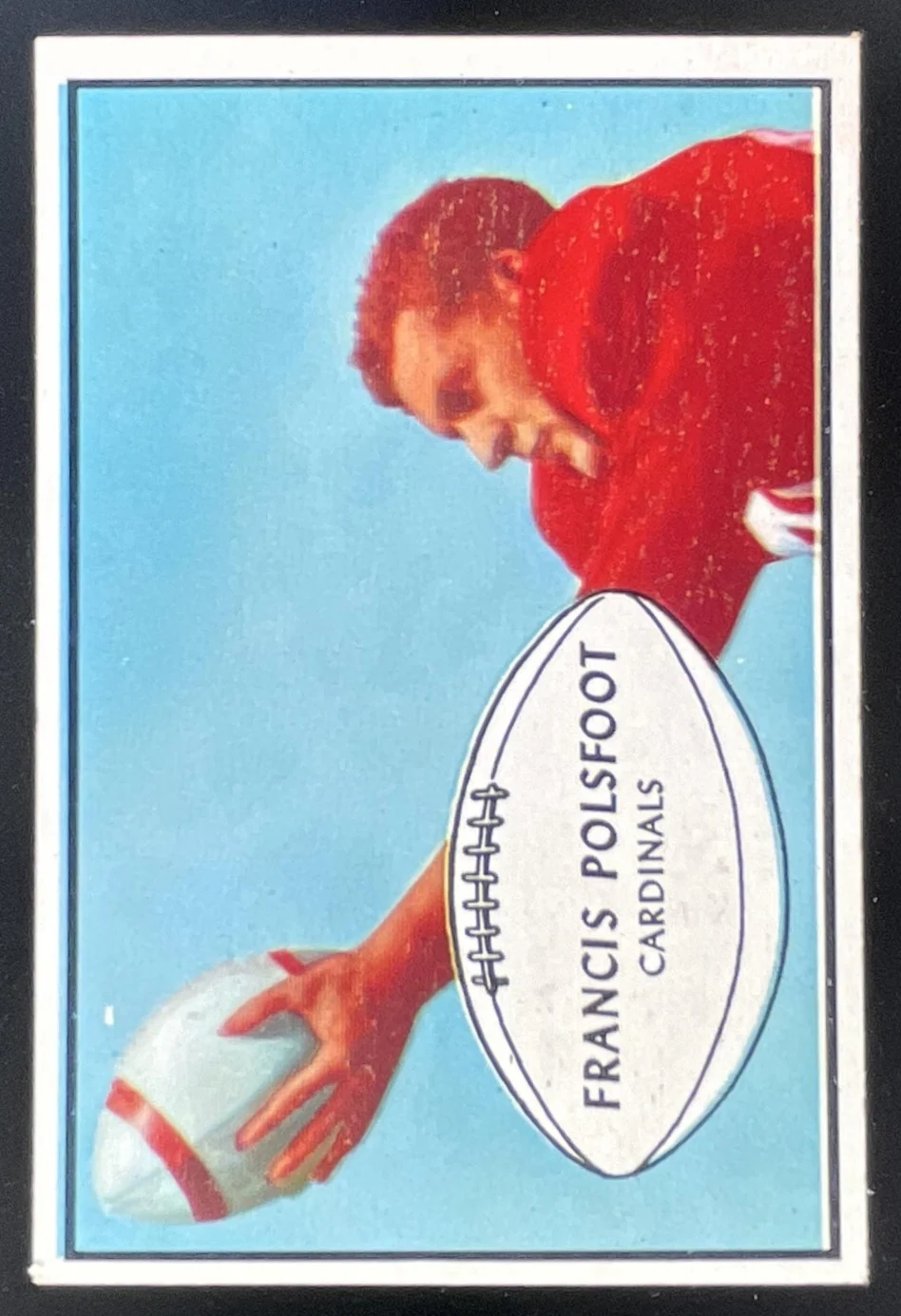 1953 Bowman #7 Francis Polsfoot