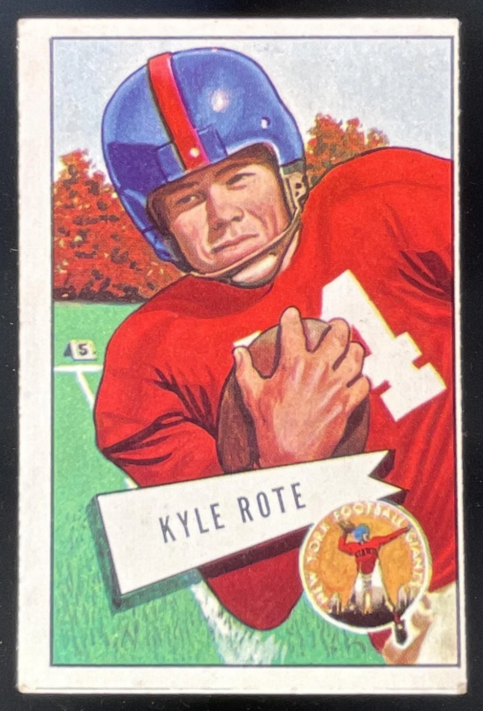1952 Bowman Large #28 Kyle Rote SP RC