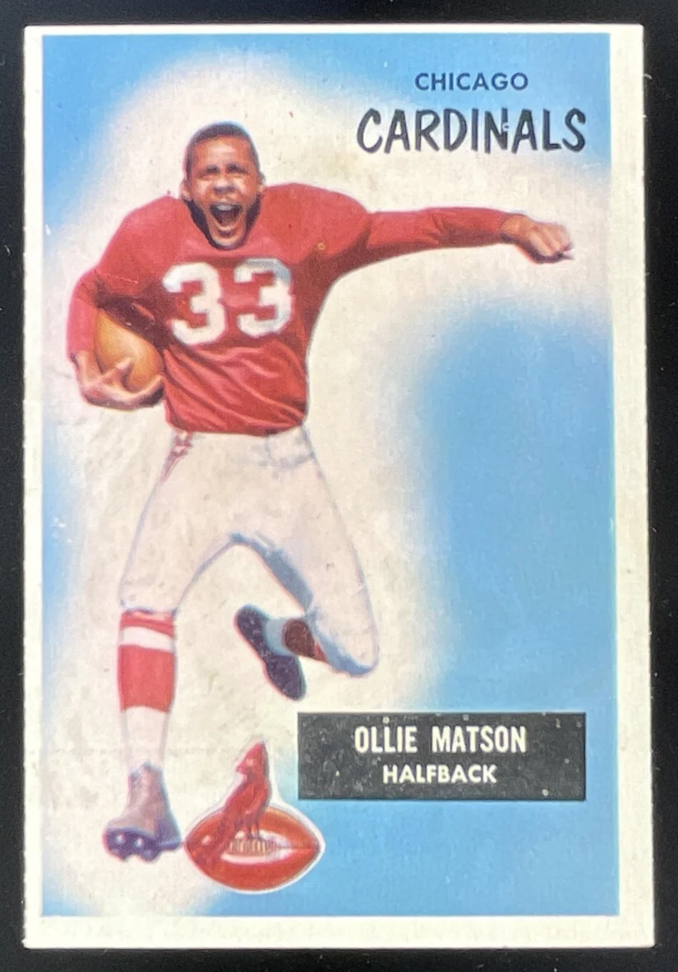 1955 Bowman #25 Ollie Matson