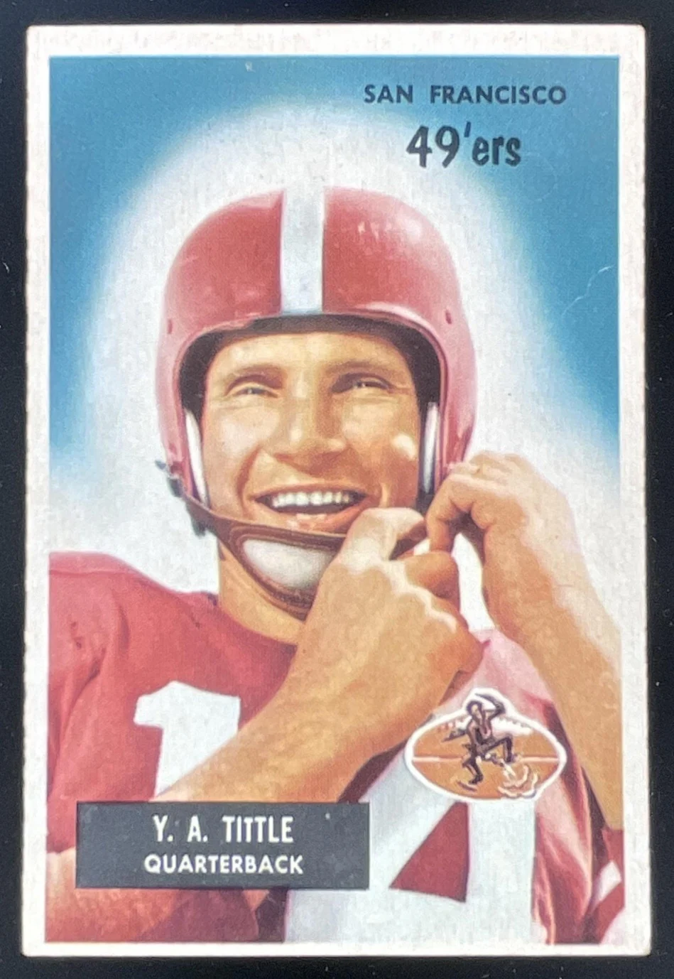 1955 Bowman #72 Y.A. Tittle