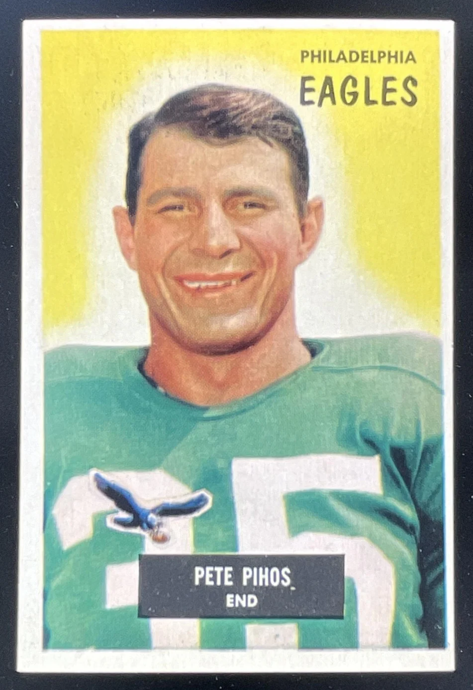 1955 Bowman #10 Pete Pihos
