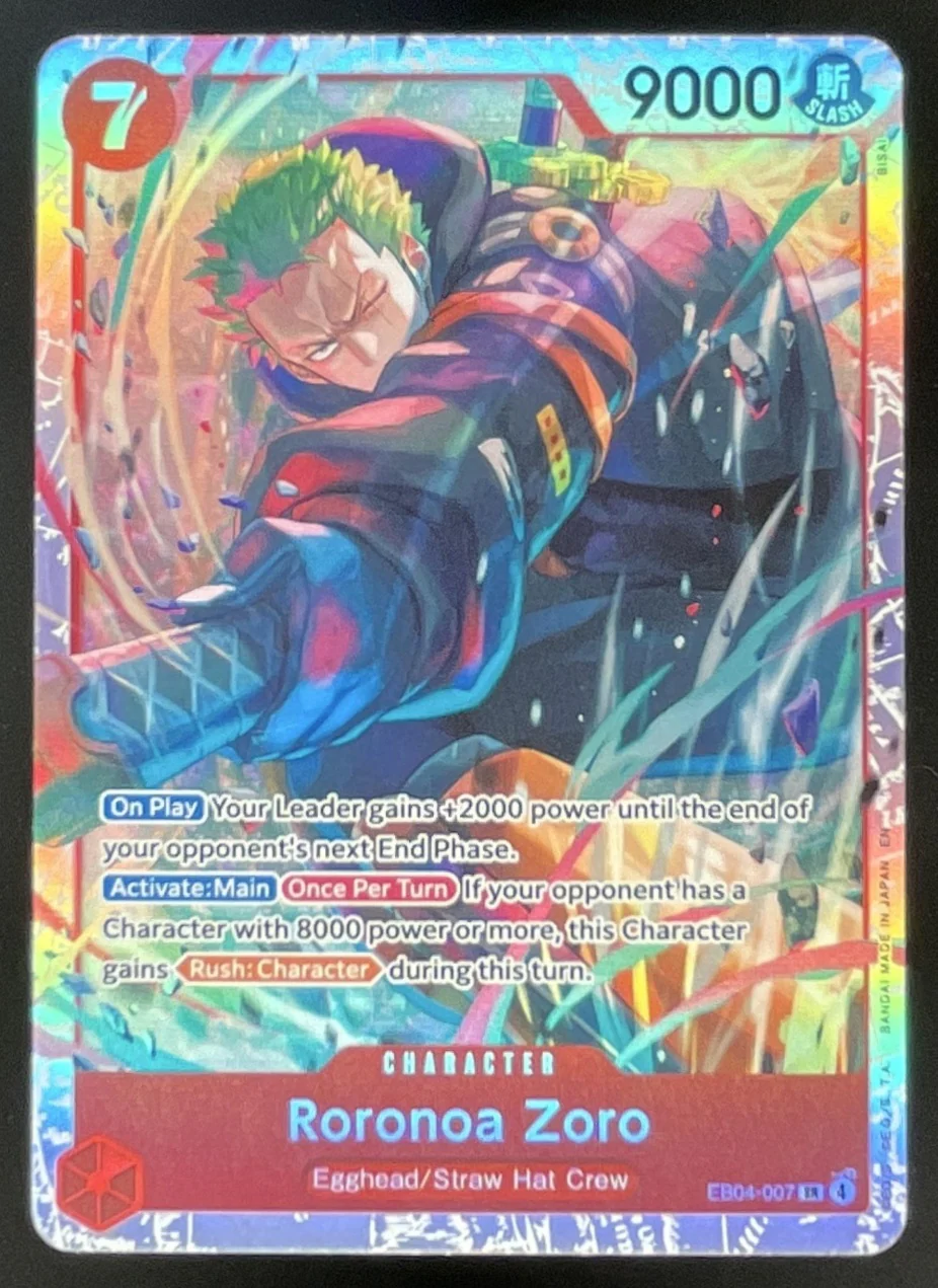 2026 One Piece Adventure on Kami's Island Super Rare #EB04-007 Roronoa Zoro