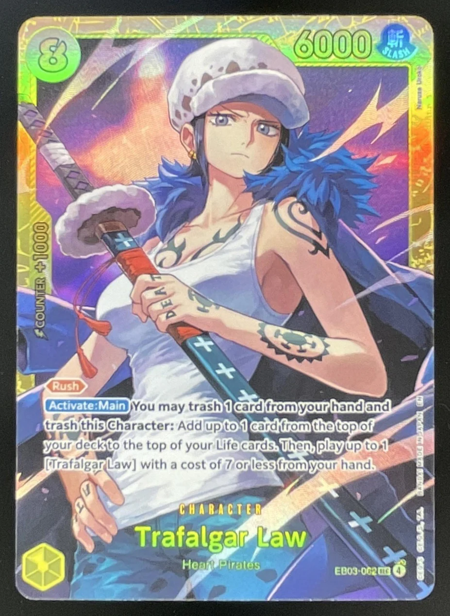2026 One Piece Heroines Edition Secret Rare #EB03-062 Trafalgar Law