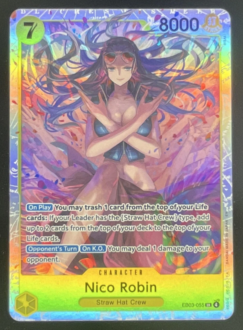2026 One Piece Heroines Edition Super Rare #EB03-055 Nico Robin