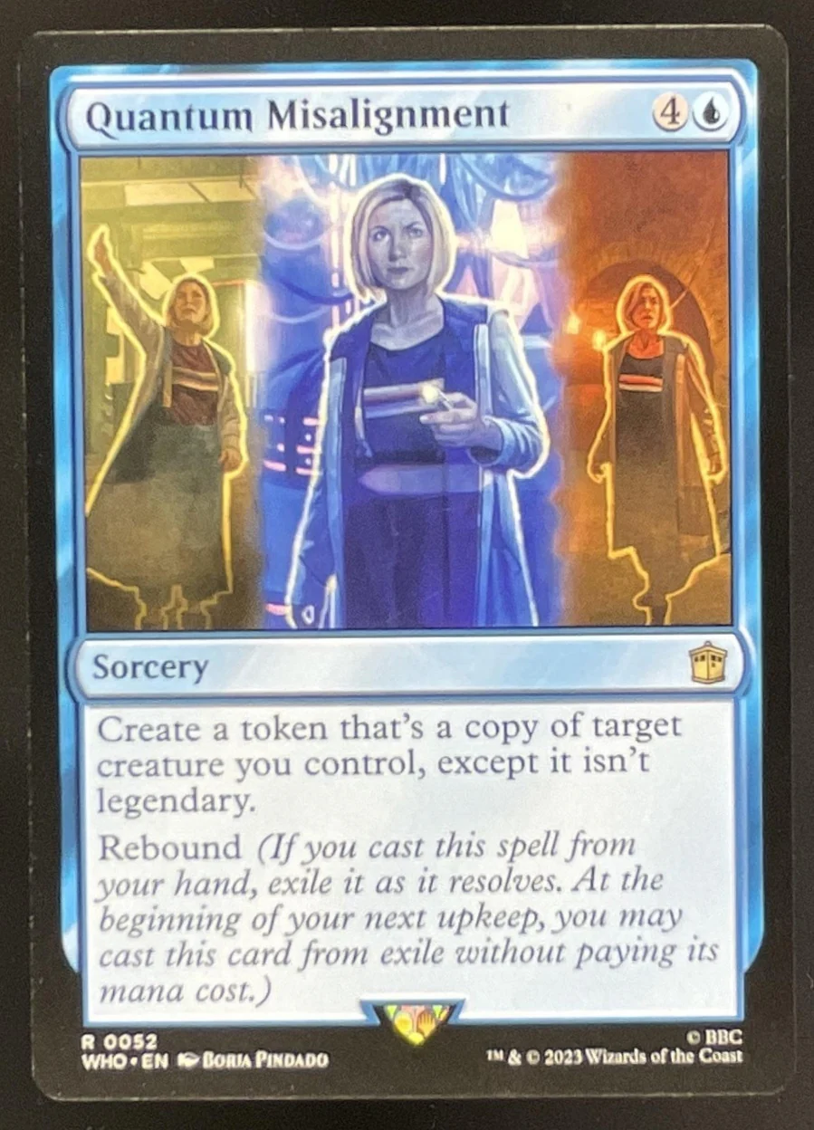2023 Magic The Gathering Universes Beyond: Doctor Who #0052 Quantum Misalignment