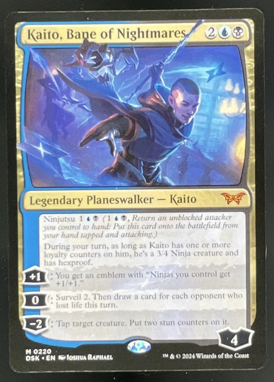 Magic The Gathering Kaito, Bane of Nightmares - Duskmourn: House of Horror DSK