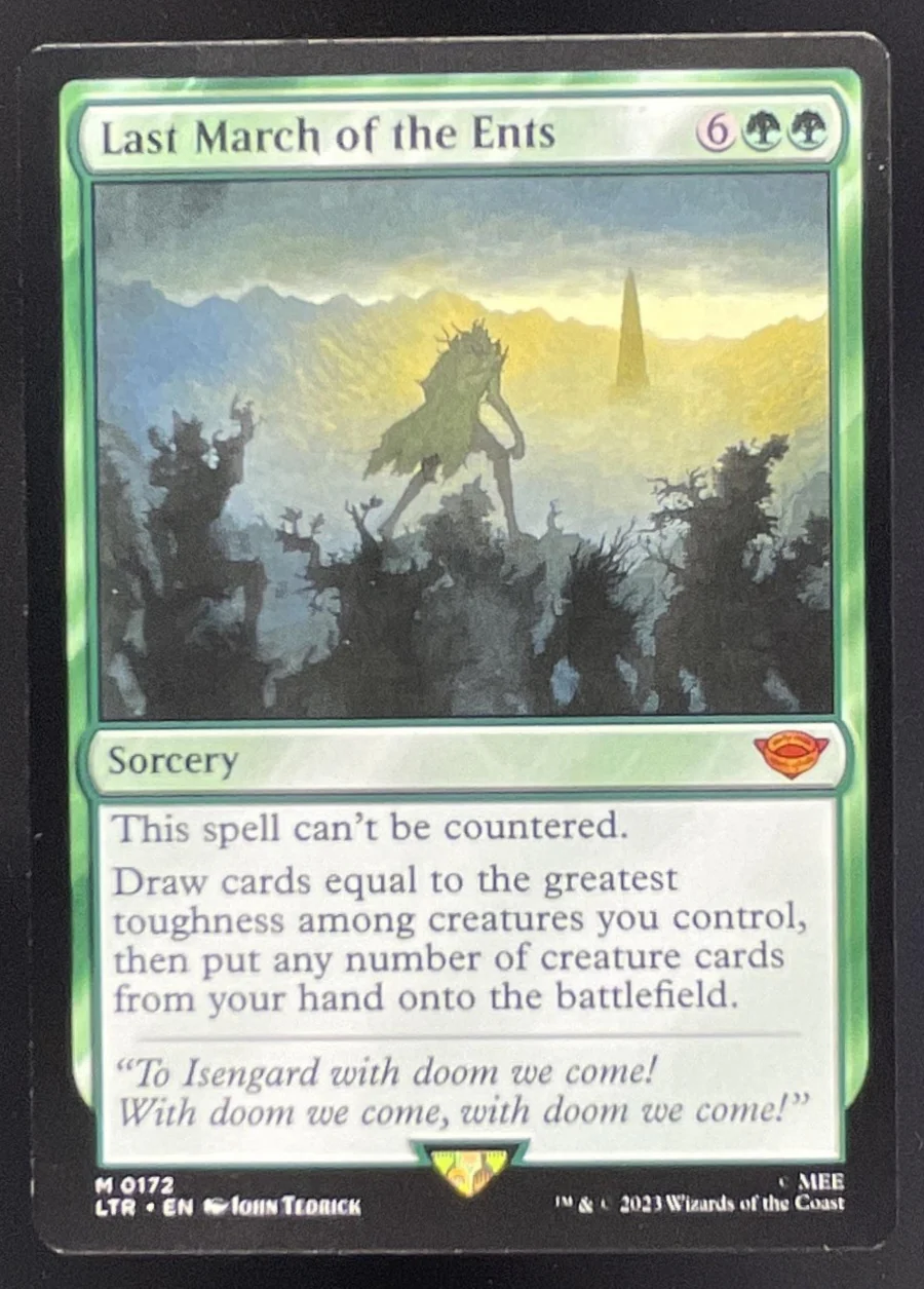 2023 Magic: The Gathering Tales of Middle-Earth #0172 Last March of the Ents