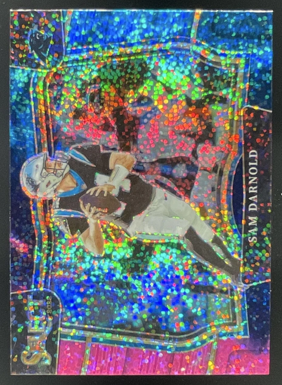 2022 Panini Select Cosmic Prizm SSP #471 Sam Darnold Field Level