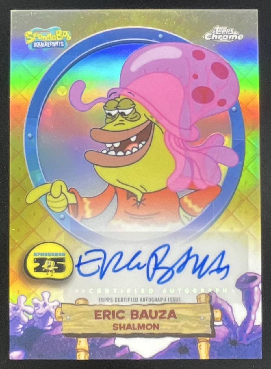 2025 Topps Chrome SpongeBob SquarePants #SA-EB Eric Bauza Auto