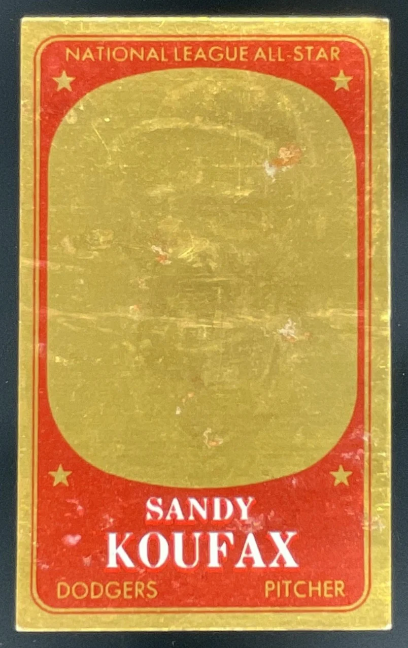 1965 Topps Embossed #8 Sandy Koufax