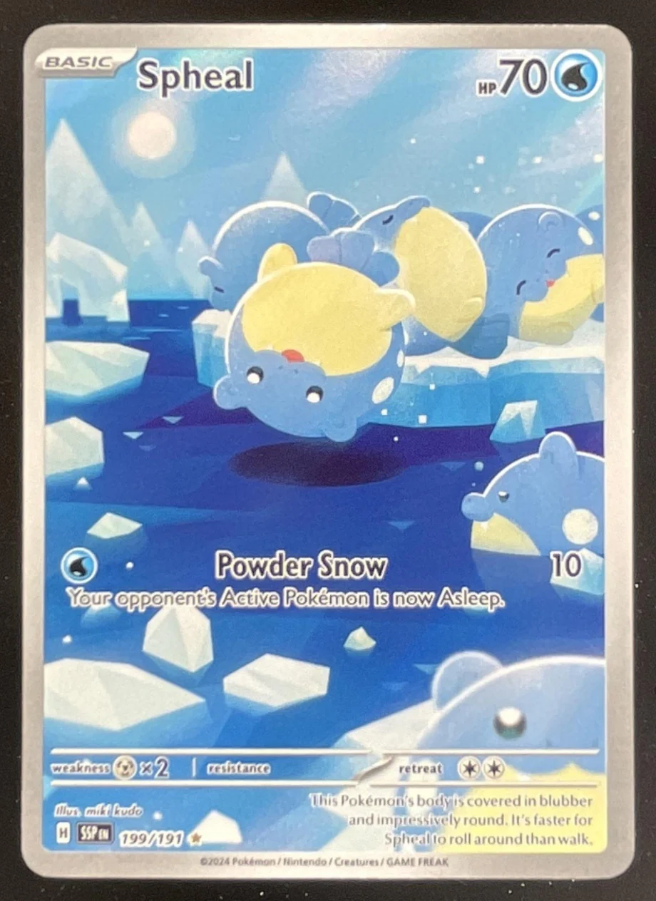 2024 Pokemon Surging Sparks #199/191 Spheal