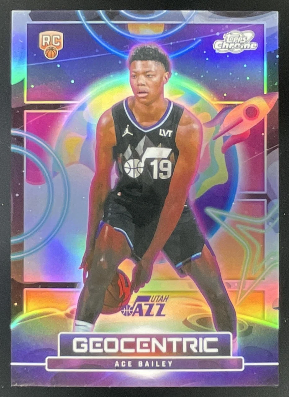 2025-26 Topps Cosmic Chrome Geocentric #GE-24 Ace Bailey RC