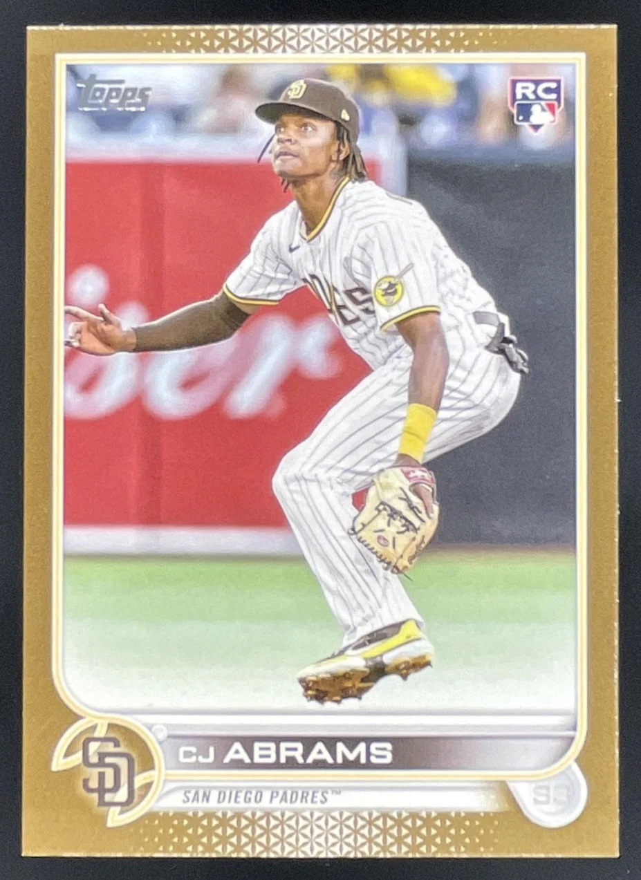 2022 Topps Update Gold #US34 CJ Abrams RC /2022