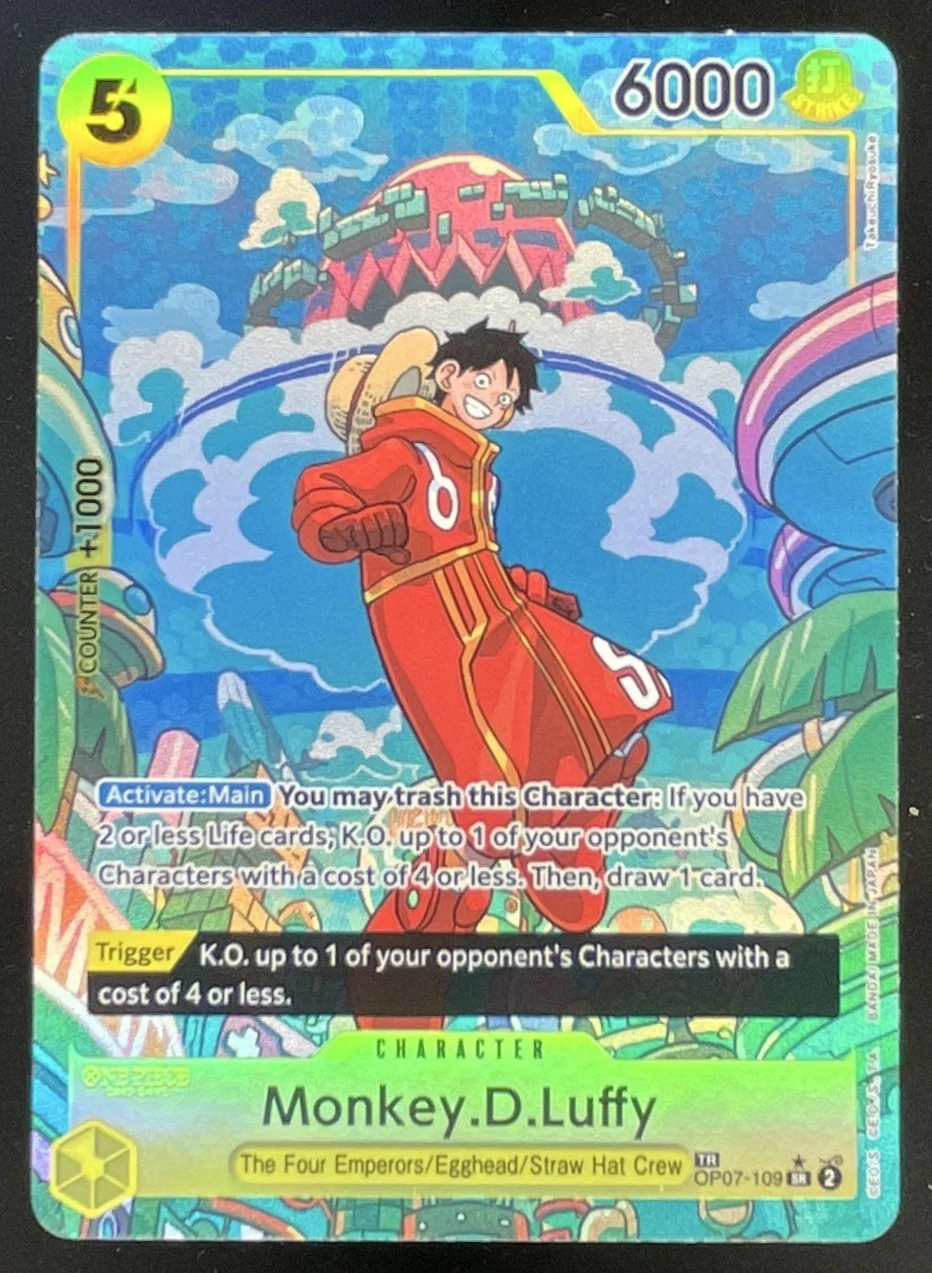 2024 One Piece Two Legends Treasure Rare #OP07-109 Monkey.D.Luffy