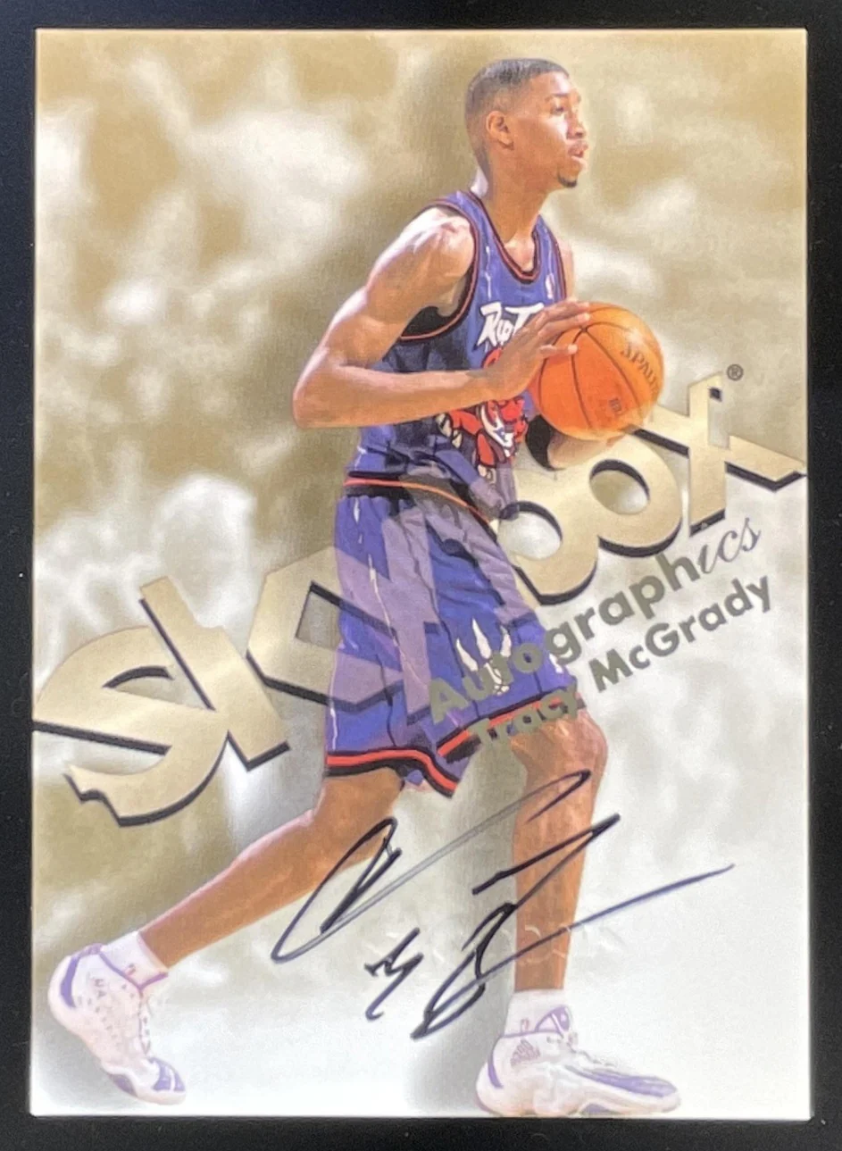 1998-99 Skybox Autographics #NNO Tracy McGrady Autograph Auto