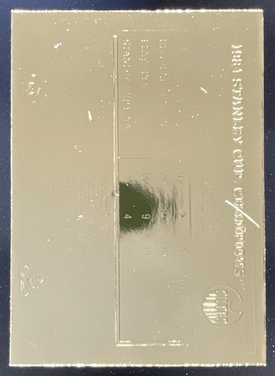 1999 Upper Deck Authenticated 22KT Gold Wayne Gretzky - Image 2