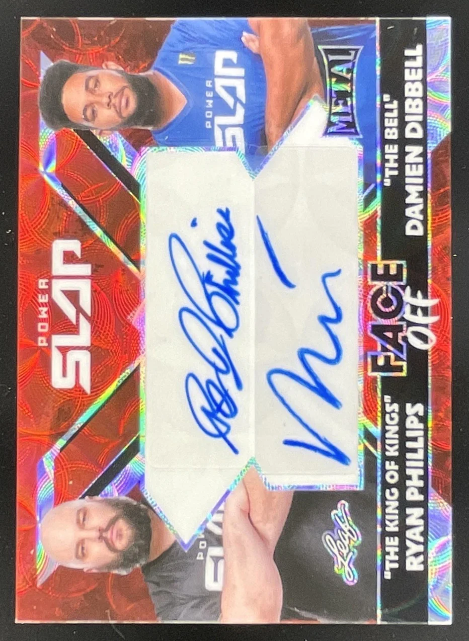 2025 Leaf Power Slap Kaleidoscope Red Ryan Phillips Bell Damien Dibbell Auto /10