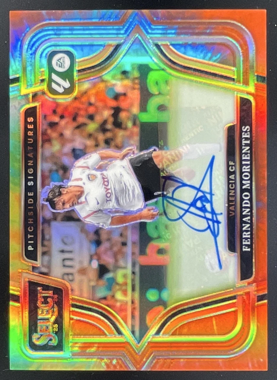2025-26 Select La Liga Pitchside Tie-Dye Prizm #1 Fernando Morientes Auto /25