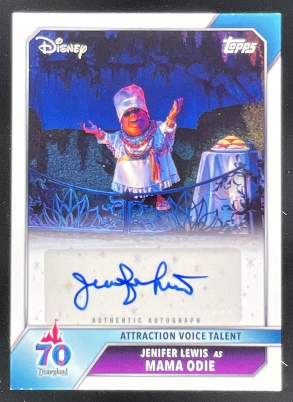 2025 Topps Disneyland 70th Attractions #AA-JL Jenifer Lewis as Mama Odie Auto