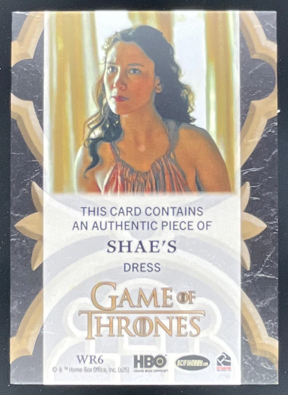 2025 Game of Thrones The Great Houses Women of the Realm Relics #WR06 Shae - Image 2