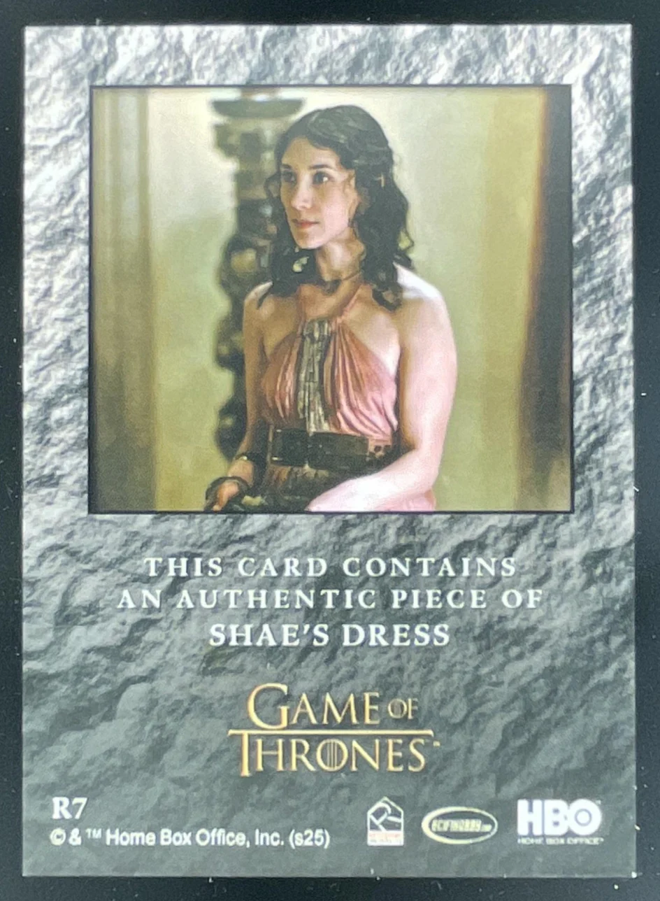 2025 Game of Thrones The Great Houses Season 3 Style Relics #R07 Shae - Image 2
