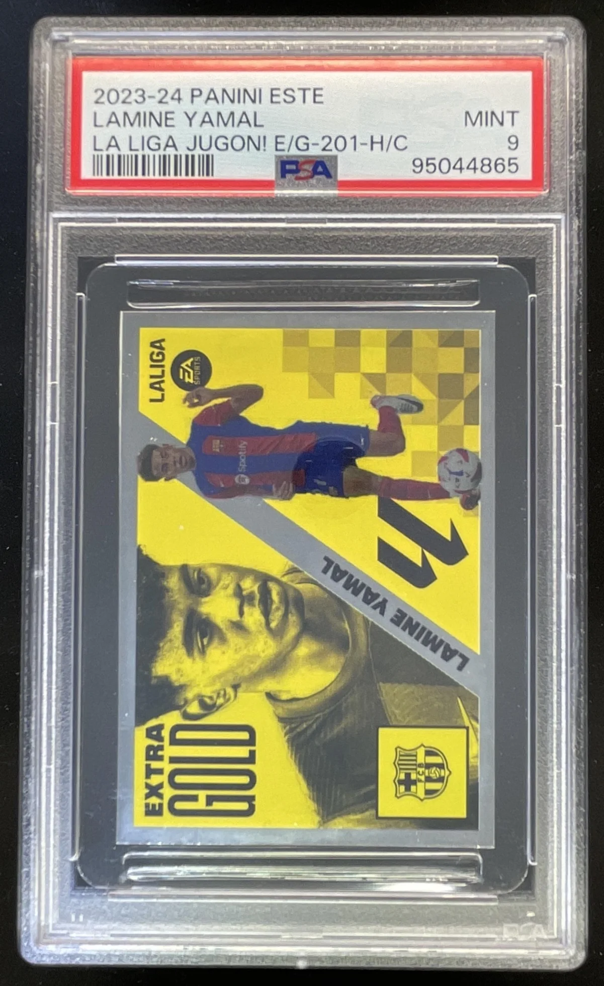 2023-24 Panini Este La Liga Jugon! Lamine Yamal PSA 9