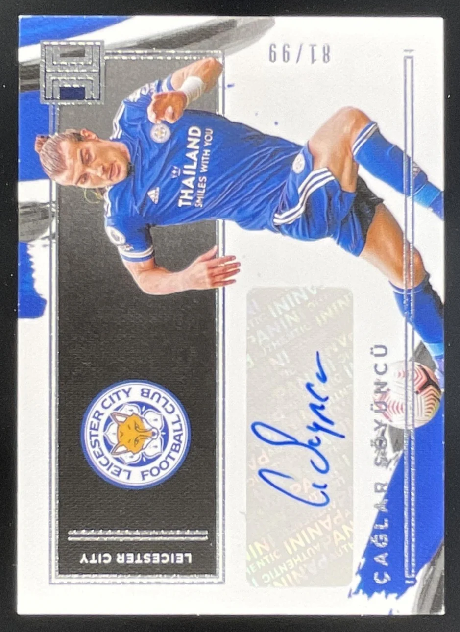 2020-21 Panini Impeccable Impeccable Autograph Caglar Soyuncu Auto /99
