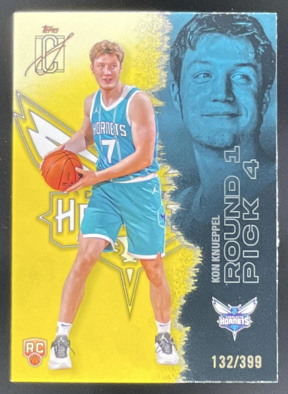 2025-26 Topps Signature Class Rookie Class Yellow Foil #103 Kon Knueppel RC /399