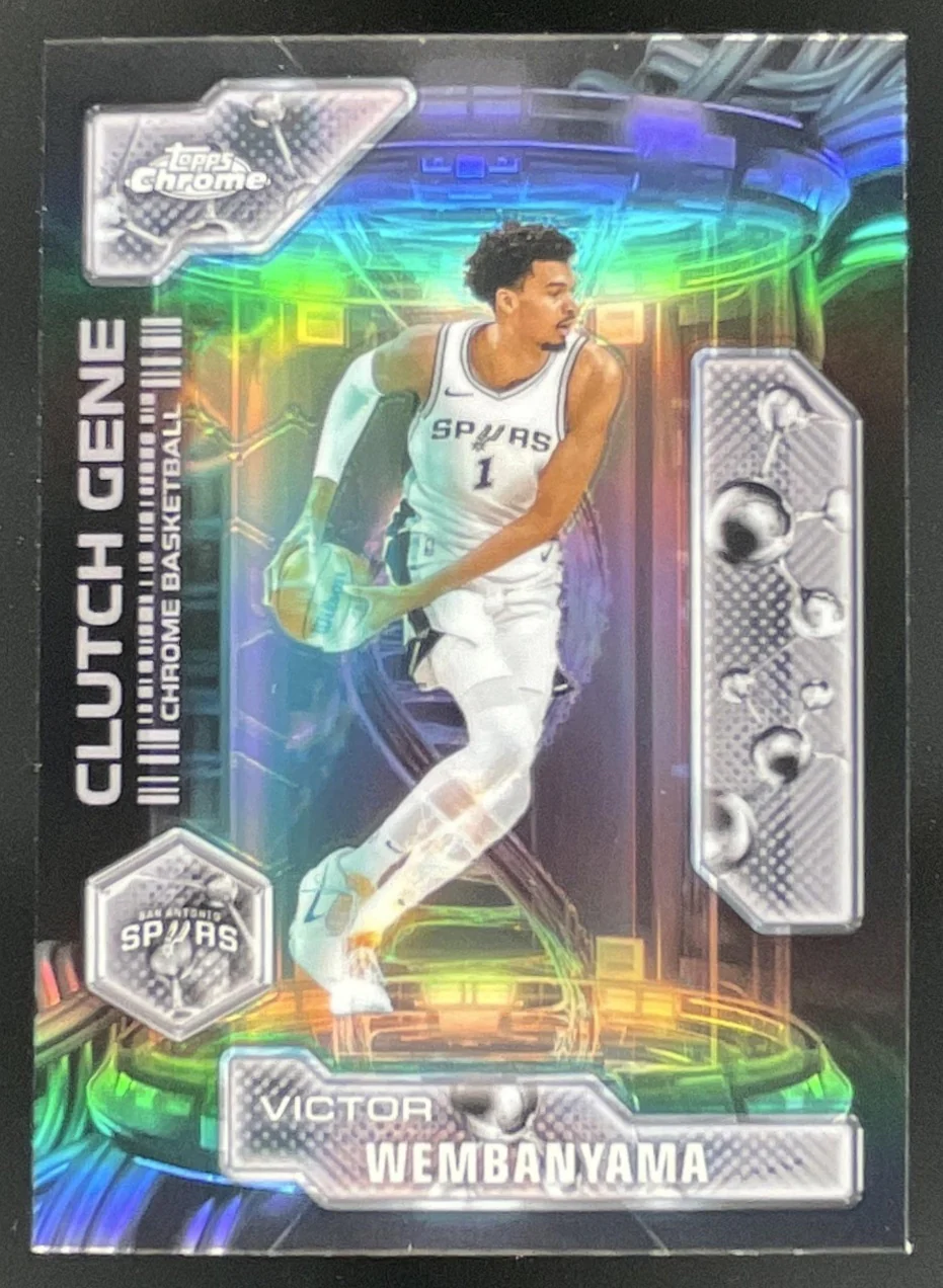 2025-26 Topps Chrome Clutch Gene Refractor #CG-17 Victor Wembanyama