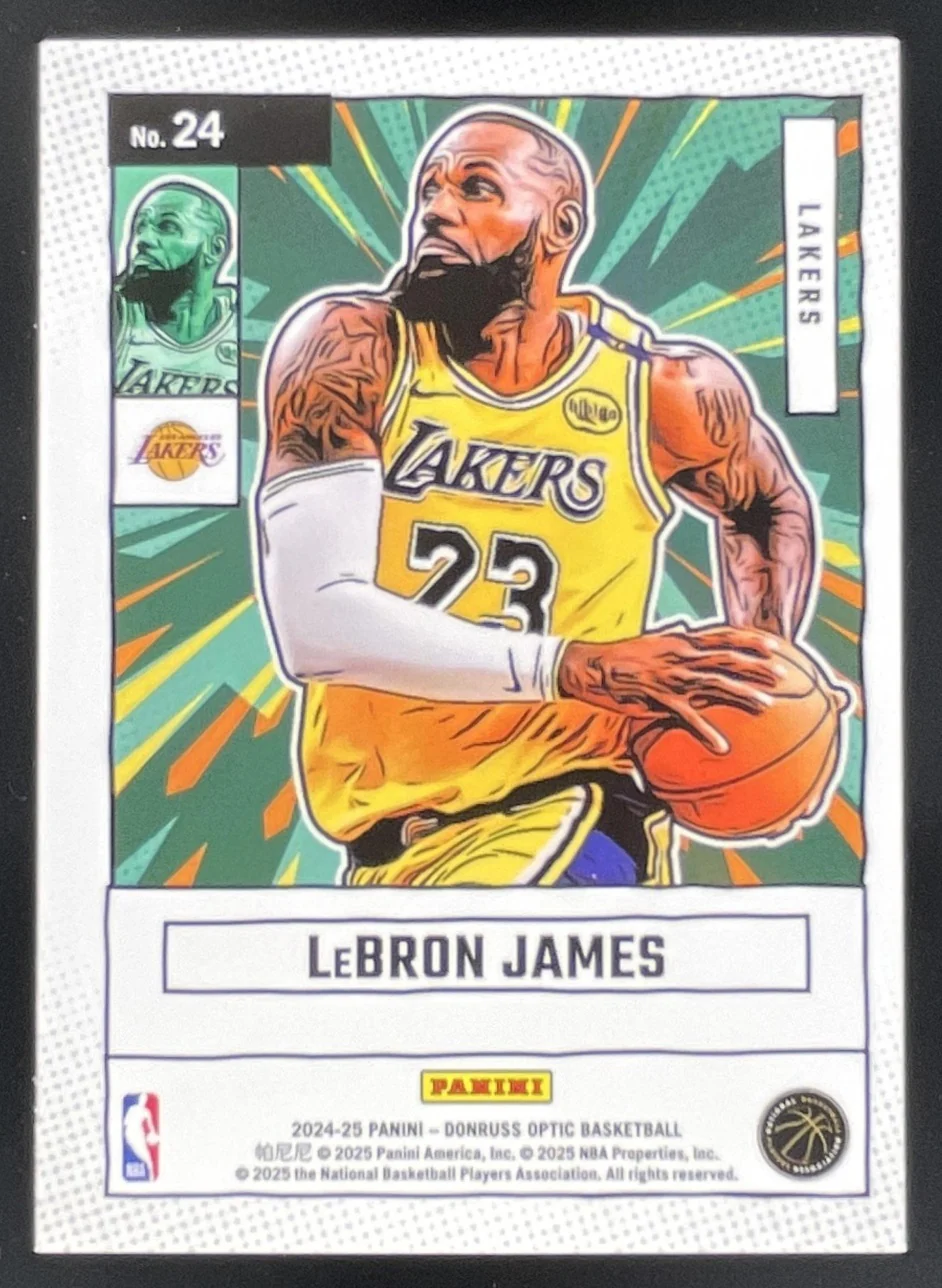 2024-25 Panini Donruss Optic Net Marvels #24 LeBron James - Image 2