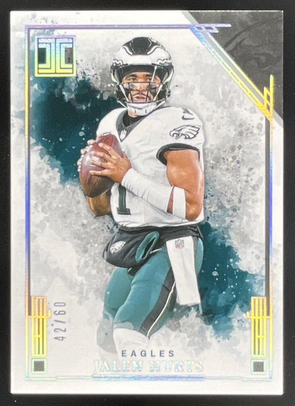 2025 Panini Impeccable Silver #56 Jalen Hurts /60